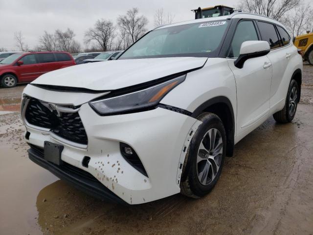 TOYOTA HIGHLANDER 2021 with VIN 5TDGZRBH7MS060162 - Photo from auction
