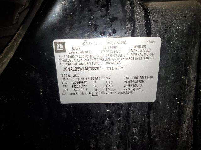 Photo 14 from auction – 2010 CHEVROLET EQUINOX LT with VIN 2CNALDEW3A6283207