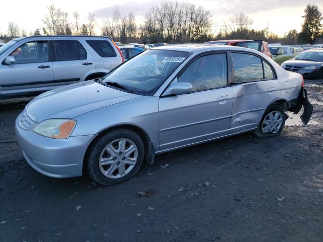 HONDA CIVIC EX 2003 with VIN 1HGES26773L011355 - Photo from auction