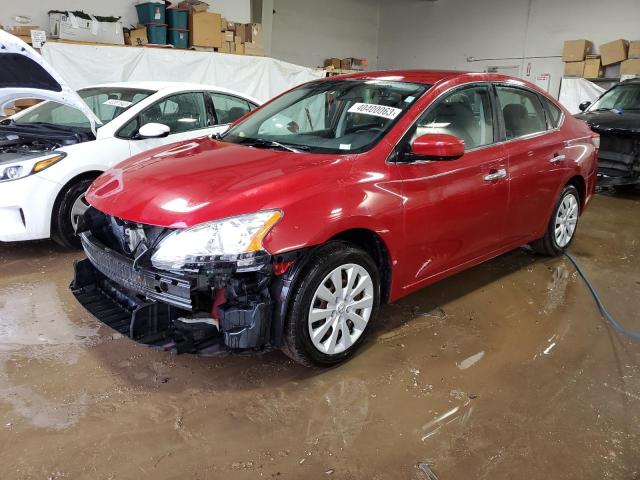 NISSAN SENTRA S 2013 with VIN 3N1AB7AP1DL694423 - Photo from auction