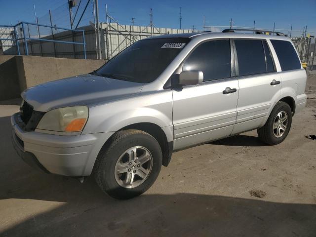 HONDA PILOT EXL 2005 with VIN 5FNYF18695B027335 - Photo from auction
