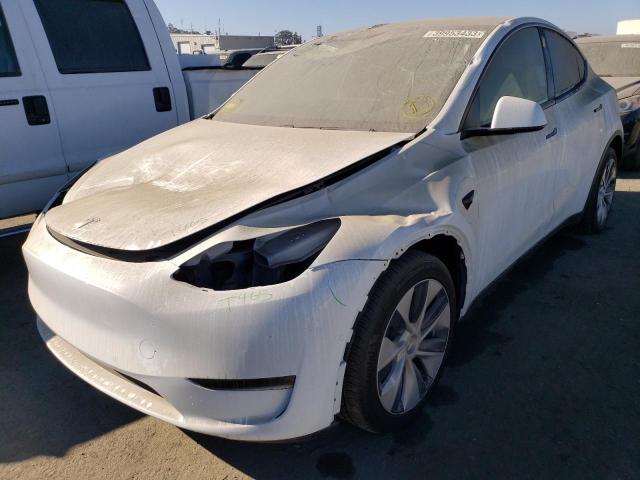 TESLA MODEL Y 2021 with VIN 5YJYGDEE9MF067794 - Photo from auction