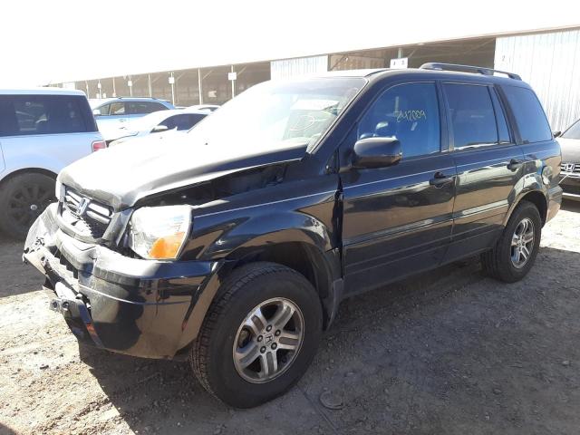 HONDA PILOT EXL 2005 with VIN 2HKYF186X5H524248 - Photo from auction