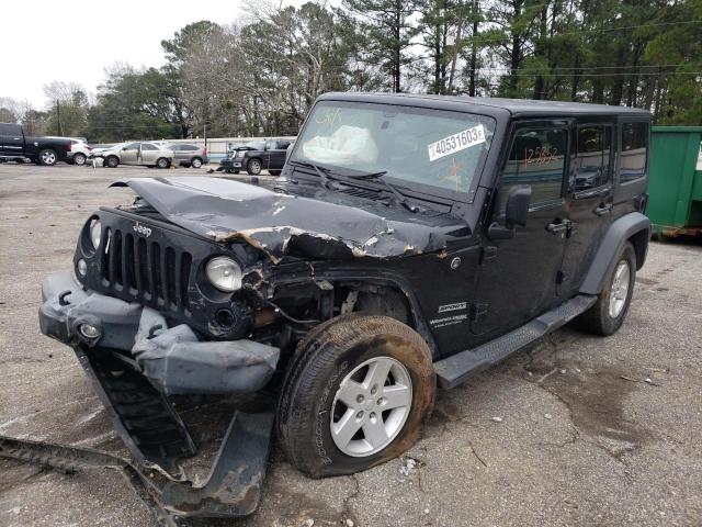 JEEP WRANGLER U 2018 with VIN 1C4BJWDG4JL887361 - Photo from auction