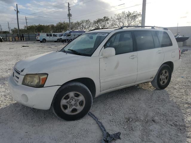 TOYOTA HIGHLANDER 2005 with VIN JTEGD21A950132098 - Photo from auction
