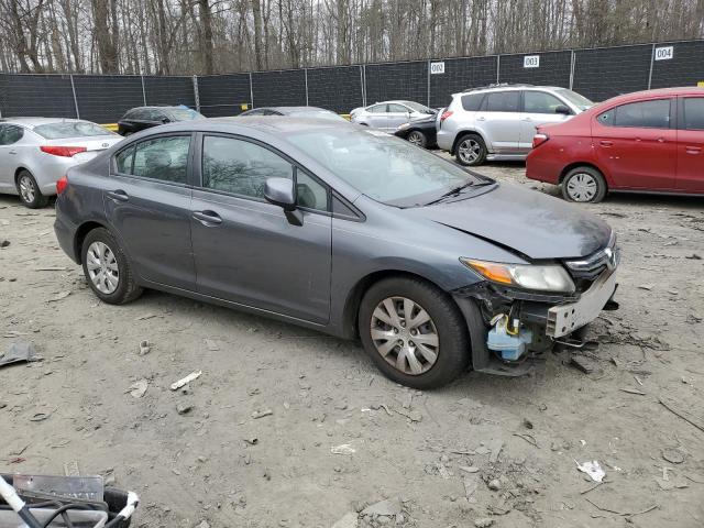 Photo 4 from auction – 2012 HONDA CIVIC LX with VIN 19XFB2F50CE084318