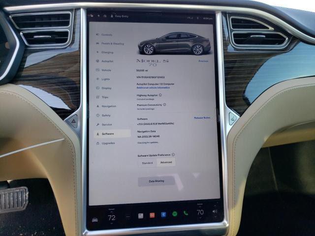 Photo 9 from auction – 2016 TESLA MODEL S with VIN 5YJSA1E19GF131453