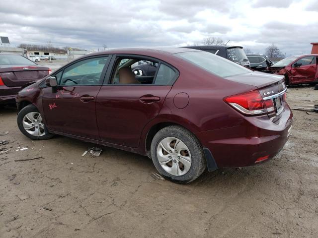 Photo 2 from auction – 2013 HONDA CIVIC LX with VIN 19XFB2F5XDE094419