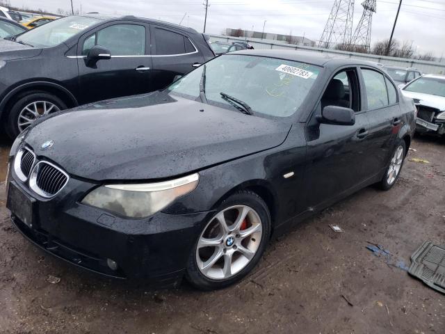 BMW 545 I 2005 with VIN WBANB33545B116495 - Photo from auction