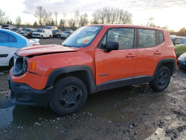 JEEP RENEGADE S 2016 with VIN ZACCJBAT0GPD47086 - Photo from auction