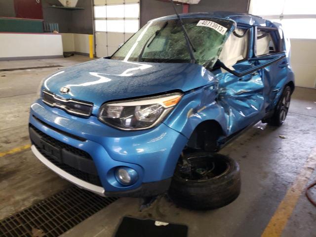 KIA SOUL + 2018 with VIN KNDJP3A5XJ7516919 - Photo from auction