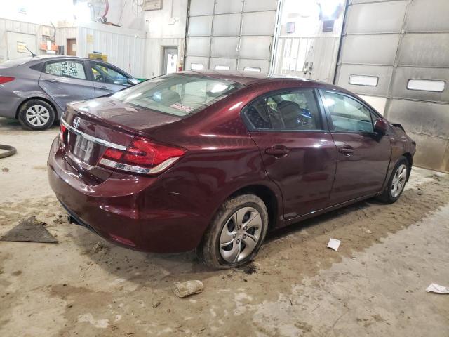Photo 3 from auction – 2013 HONDA CIVIC LX with VIN 19XFB2F52DE096875