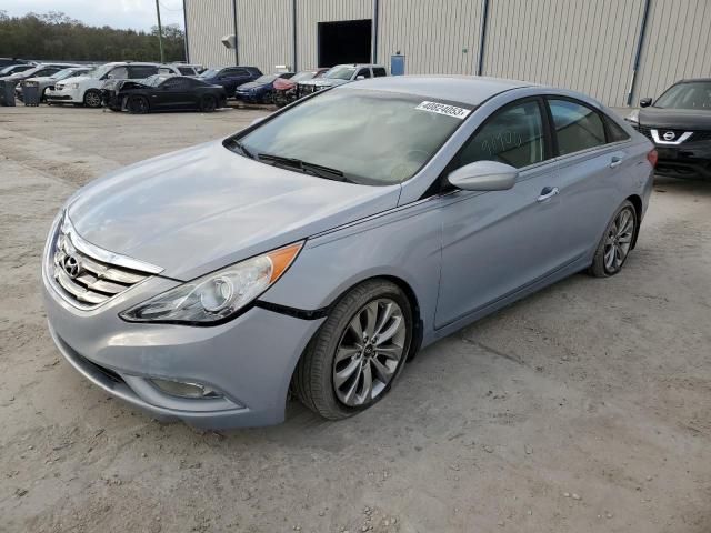 HYUNDAI SONATA SE 2013 with VIN 5NPEC4AC1DH777809 - Photo from auction