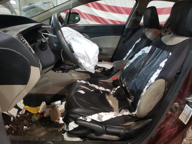 Photo 7 from auction – 2013 HONDA CIVIC LX with VIN 19XFB2F52DE096875