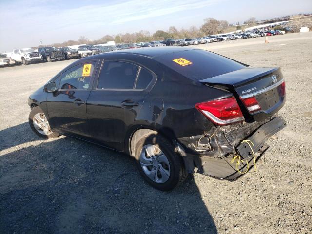 Photo 2 from auction – 2015 HONDA CIVIC LX with VIN 19XFB2F52FE281267