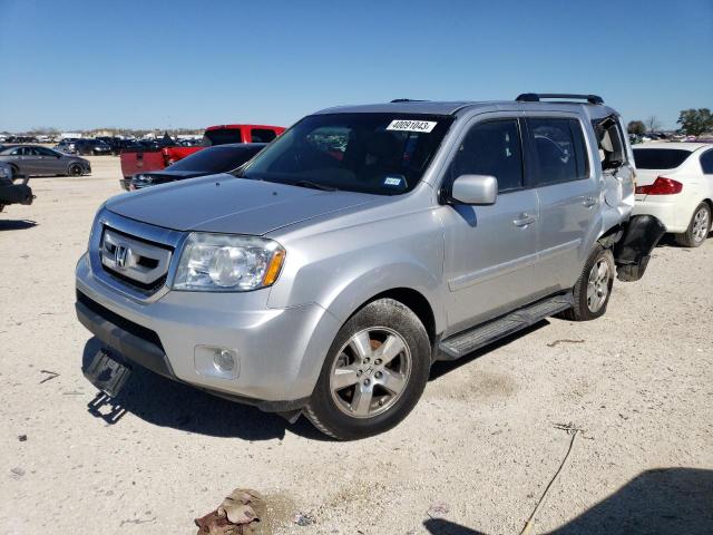 HONDA PILOT EXLN 2011 with VIN 5FNYF3H7XBB021110 - Photo from auction