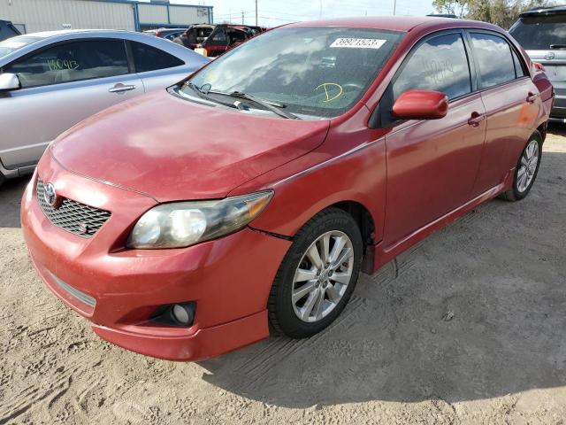 TOYOTA COROLLA BA 2009 with VIN 2T1BU40E59C131802 - Photo from auction