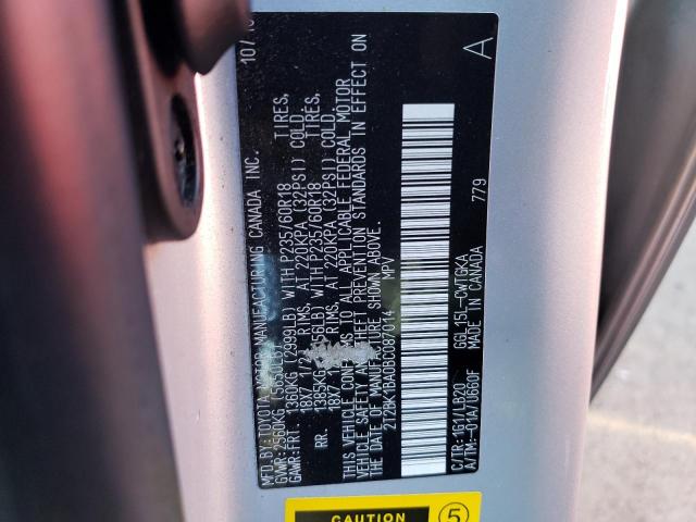 Photo 14 from auction – 2011 LEXUS RX 350 with VIN 2T2BK1BA0BC087014