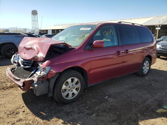 HONDA ODYSSEY EX 2004 with VIN 5FNRL18014B096320 - Photo from auction