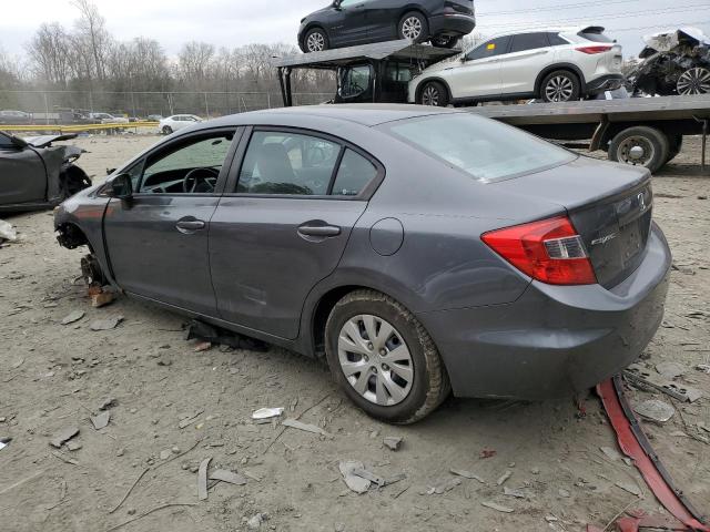 Photo 2 from auction – 2012 HONDA CIVIC LX with VIN 19XFB2F50CE084318
