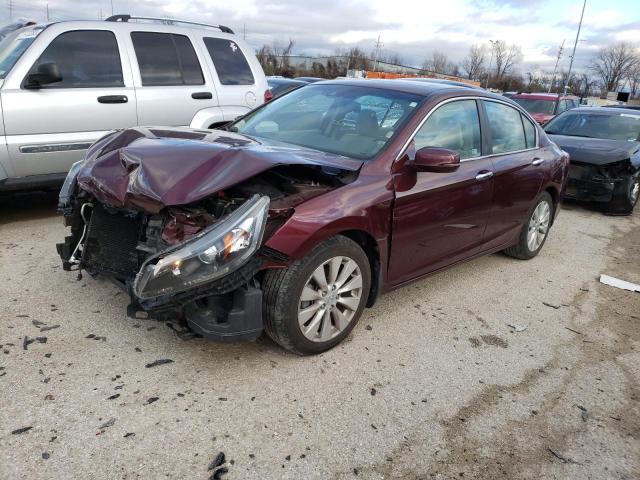HONDA ACCORD EXL 2013 with VIN 1HGCR2F83DA018991 - Photo from auction