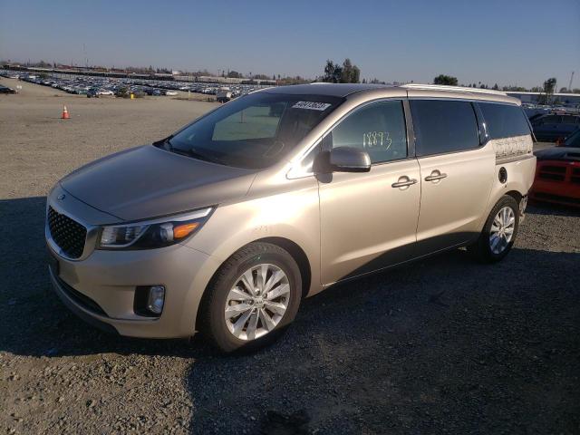 KIA SEDONA EX 2016 with VIN KNDMC5C1XG6185059 - Photo from auction