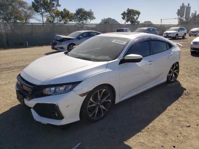 HONDA CIVIC SI 2017 with VIN 2HGFC1E58HH706928 - Photo from auction