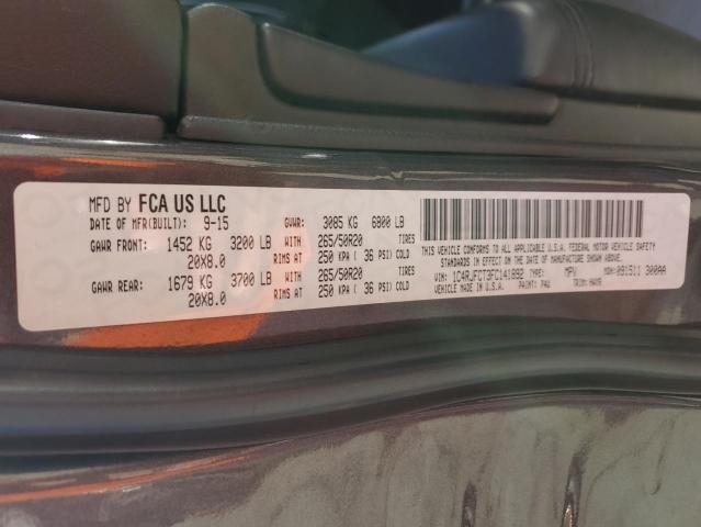 Photo 14 from auction – 2015 JEEP GRAND CHER with VIN 1C4RJFCT3FC141892