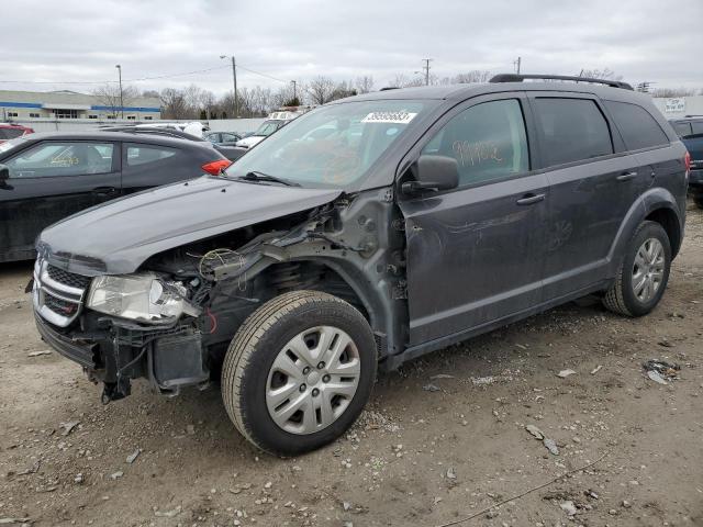 DODGE JOURNEY SE 2017 with VIN 3C4PDCABXHT614492 - Photo from auction