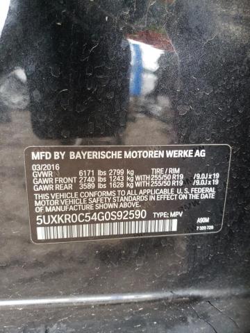 Photo 14 from auction – 2016 BMW X5 XDRIVE3 with VIN 5UXKR0C54G0S92590