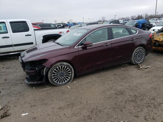 FORD FUSION SE 2017 with VIN 3FA6P0HD7HR348201 - Photo from auction