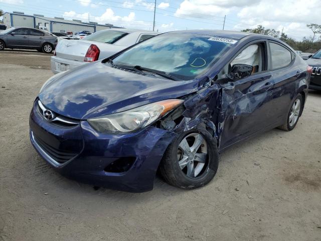 HYUNDAI ELANTRA GL 2013 with VIN 5NPDH4AE1DH288342 - Photo from auction