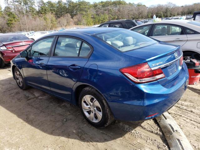 Photo 2 from auction – 2013 HONDA CIVIC LX with VIN 2HGFB2F58DH592303
