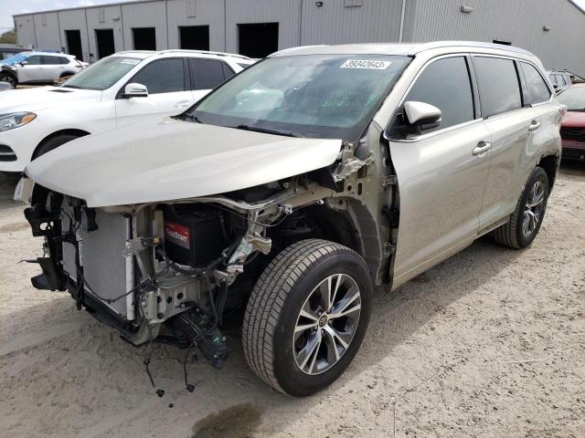 TOYOTA HIGHLANDER 2016 with VIN 5TDKKRFH8GS163099 - Photo from auction