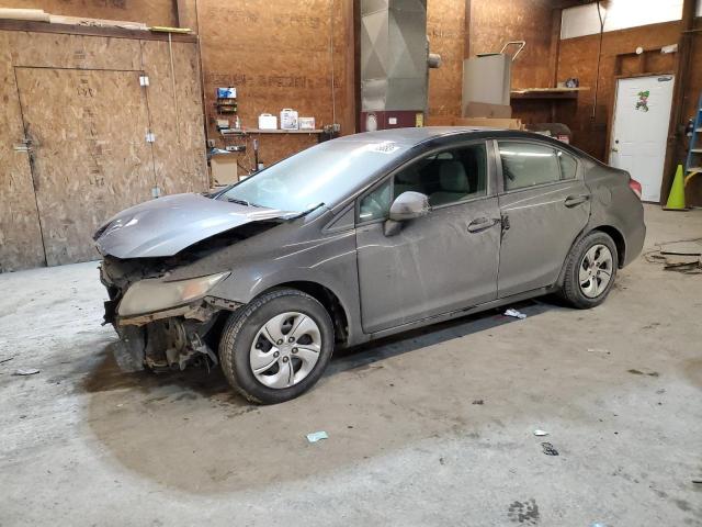 HONDA CIVIC LX 2013 with VIN 19XFB2E5XDE062684 - Photo from auction