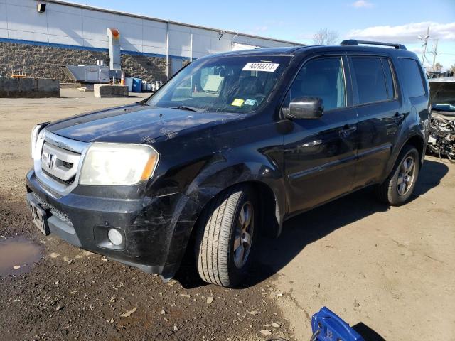 HONDA PILOT EXLN 2011 with VIN 5FNYF4H73BB081008 - Photo from auction