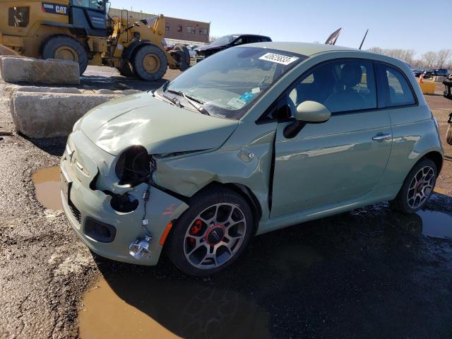 FIAT 500 SPORT 2014 with VIN 3C3CFFBR8ET229518 - Photo from auction