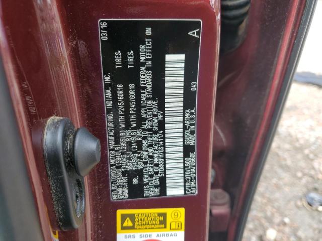 Photo 14 from auction – 2016 TOYOTA HIGHLANDER with VIN 5TDKKRFH7GS141174