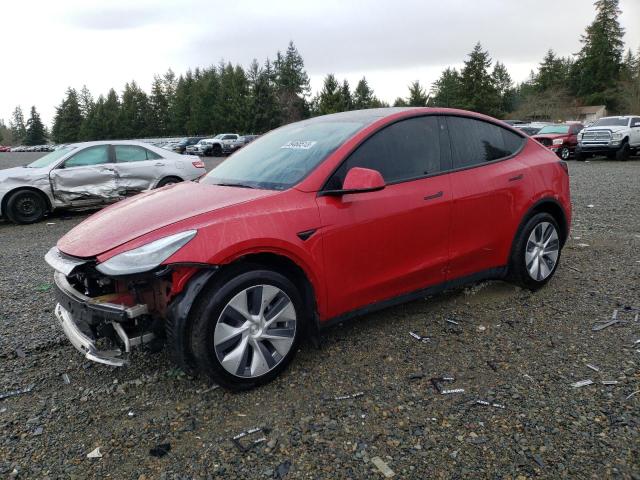 TESLA MODEL Y 2022 with VIN 7SAYGDEE7NF322513 - Photo from auction