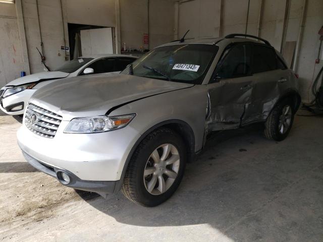 INFINITI FX35 2005 with VIN JNRAS08UX5X105794 - Photo from auction