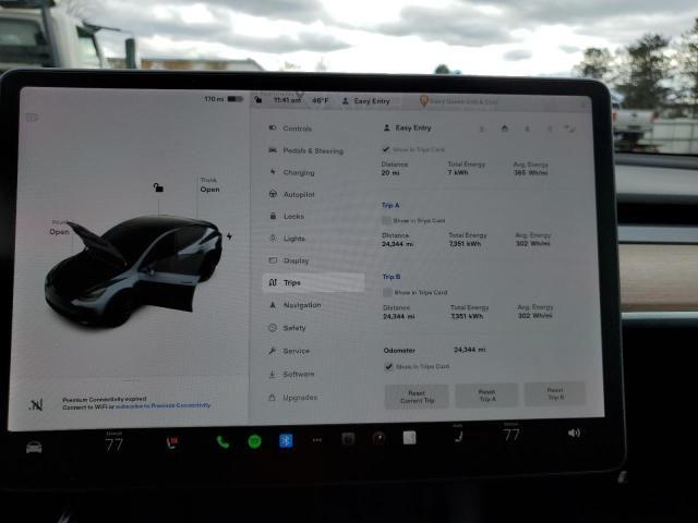 Photo 9 from auction – 2021 TESLA MODEL Y with VIN 5YJYGDEE7MF286804