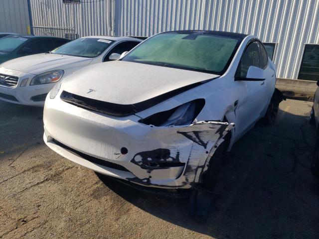 TESLA MODEL Y 2021 with VIN 5YJYGDEF9MF096706 - Photo from auction