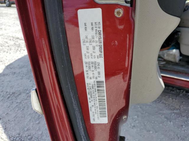 Photo 14 from auction – 2012 CHRYSLER TOWN & COU with VIN 2C4RC1CG8CR393009