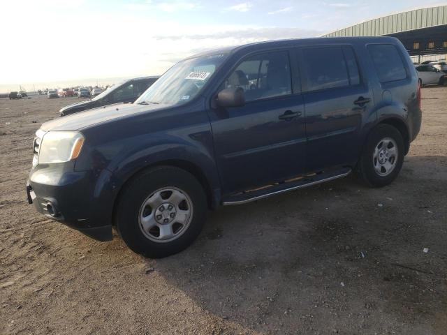 HONDA PILOT LX 2012 with VIN 5FNYF3H28CB017420 - Photo from auction