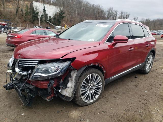 LINCOLN MKX RESERV 2017 with VIN 2LMPJ8LR5HBL39786 - Photo from auction