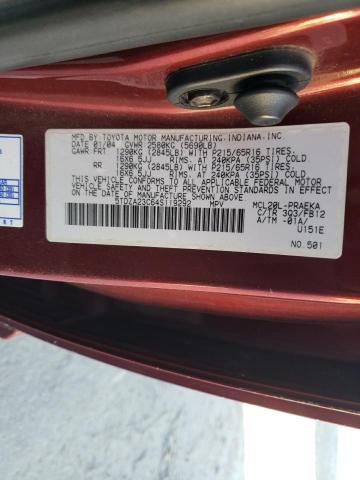 Photo 14 from auction – 2004 TOYOTA SIENNA CE with VIN 5TDZA23C64S119292