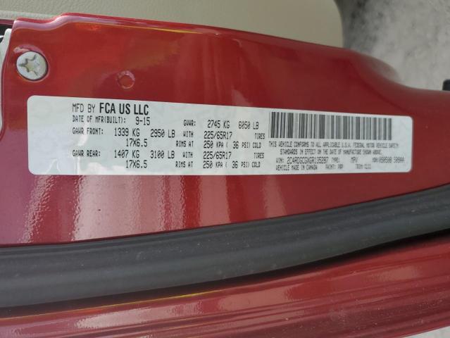 Photo 14 from auction – 2016 DODGE GRAND CARA with VIN 2C4RDGCGXGR135287