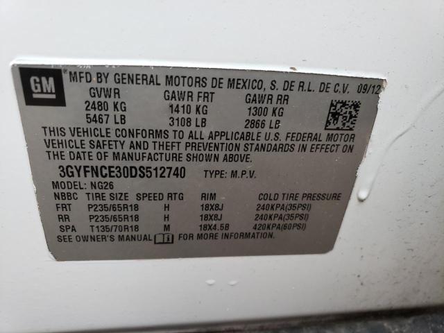 Photo 14 from auction – 2013 CADILLAC SRX LUXURY with VIN 3GYFNCE30DS512740