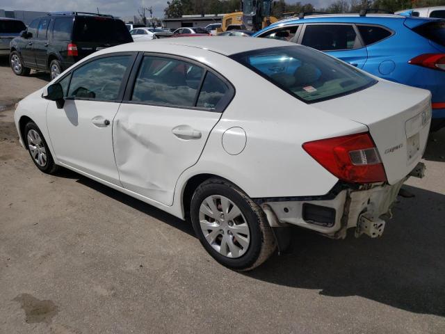 Photo 2 from auction – 2012 HONDA CIVIC LX with VIN 19XFB2F50CE063582