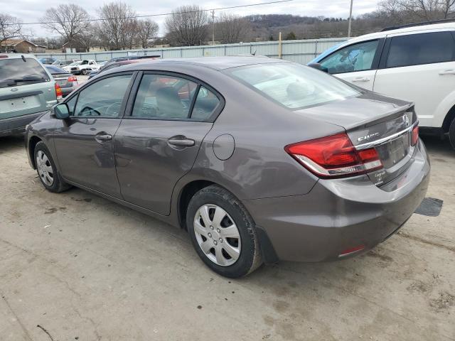 Photo 2 from auction – 2013 HONDA CIVIC LX with VIN 19XFB2F58DE036003
